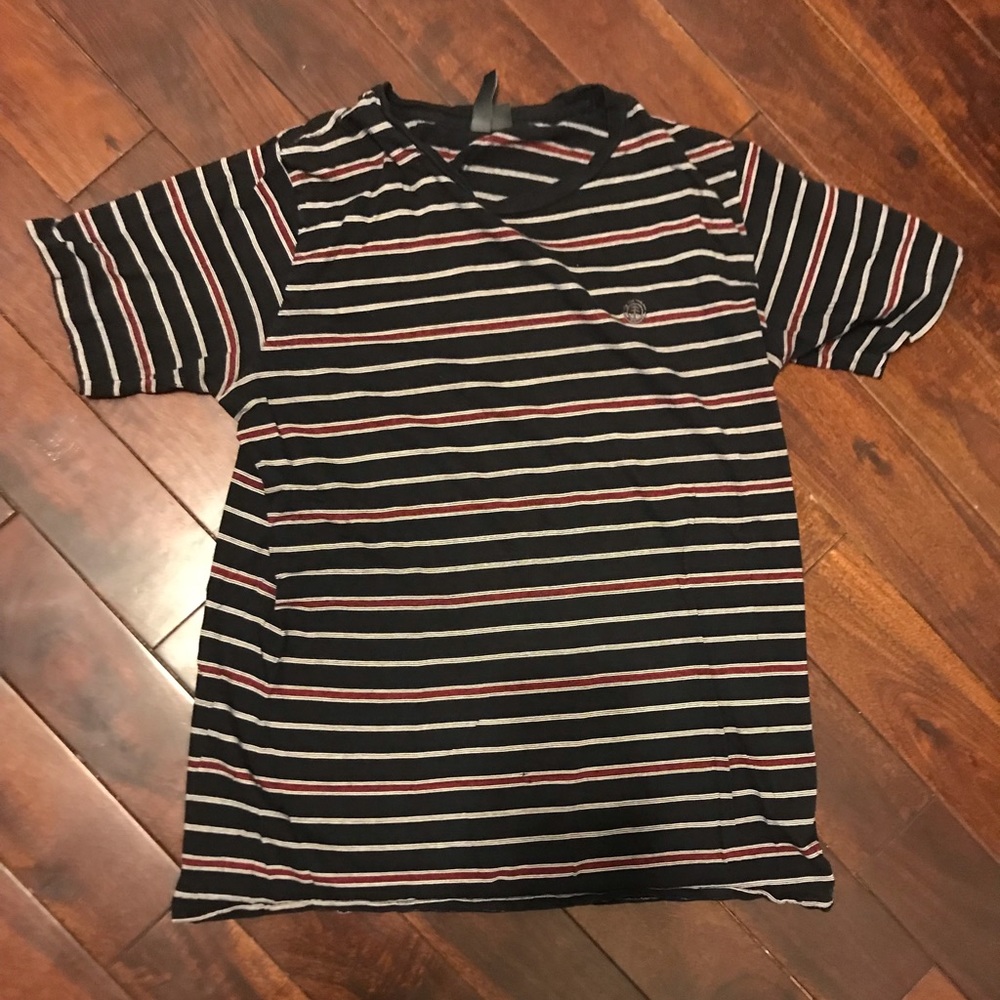 stripy men's T